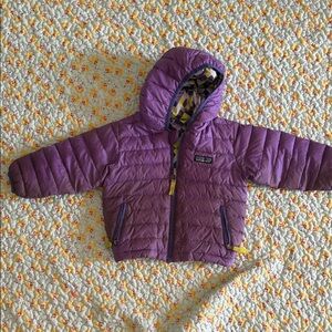 Patagonia Kids Purple Puffer Jacket